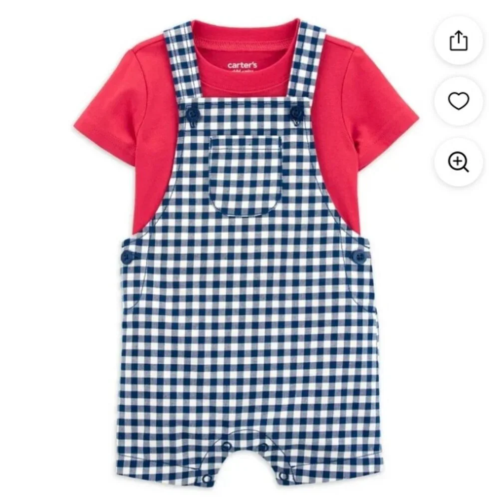 Carter's Child of Mine Boy's Cotton Overall